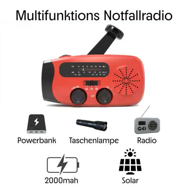 Multifunktions Notfallradio
